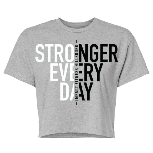 STRONGER EVERY DAY - WOMEN'S CROP T-SHIRT - $YAPXC5$ Thumbnail
